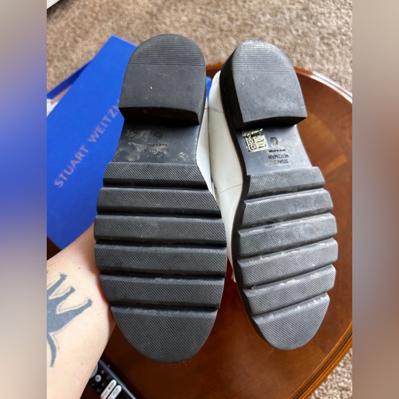 Taylor Swift lover/ Stuart Weitzman 'Manila Loafer in White - Picture 9 of 11